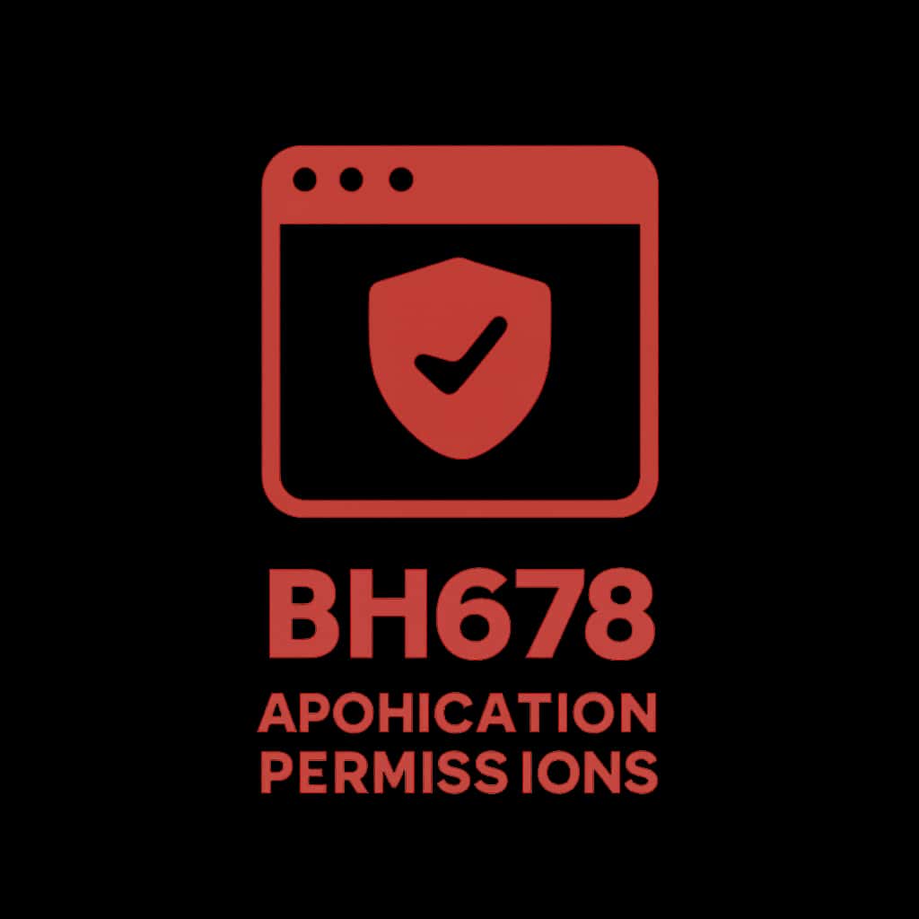 An icon symbolizing BH678 Application Permissions.