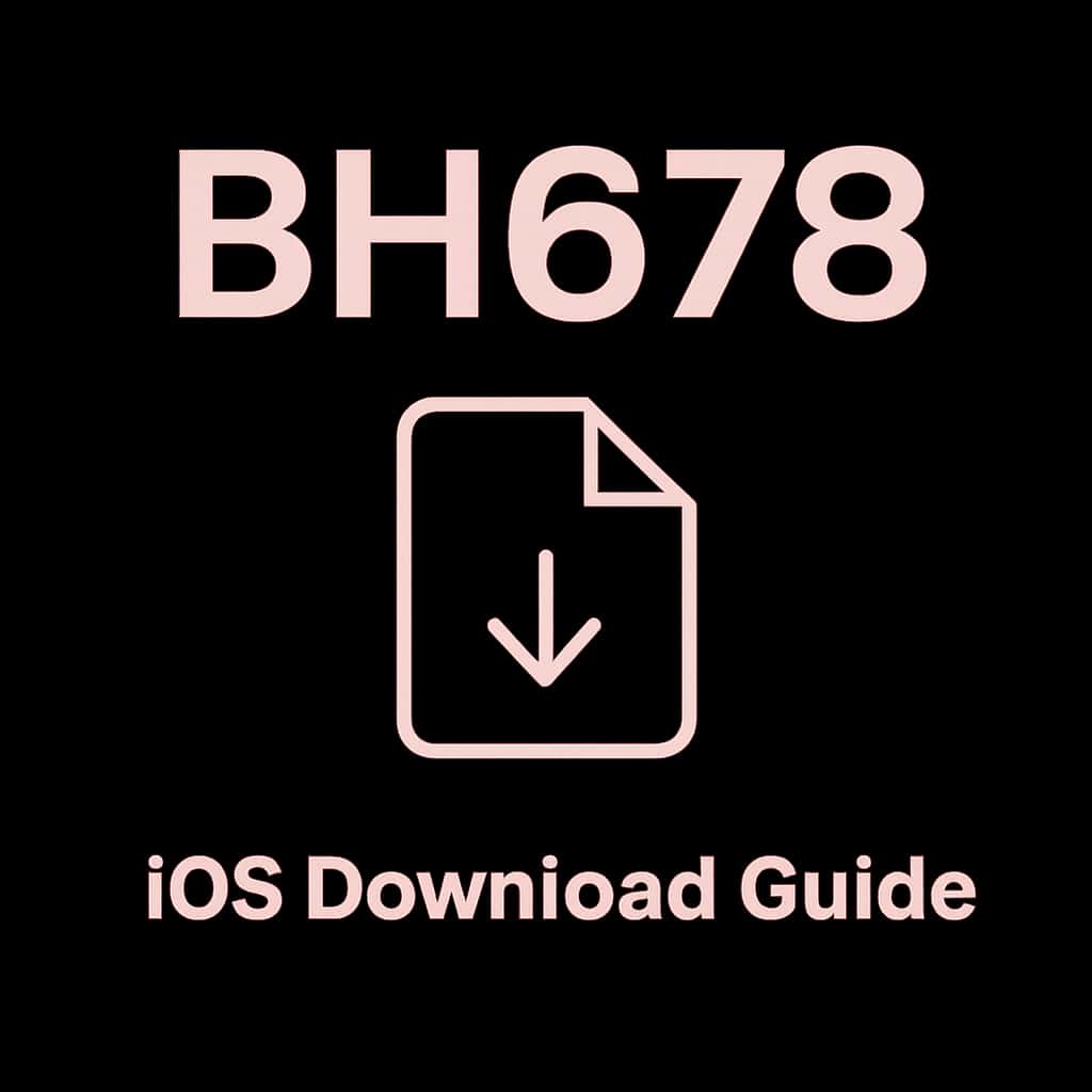 Icon representing BH678 iOS Download Guide.