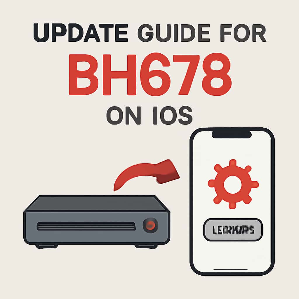 Illustration related to Update Guide for BH678 on iOS.