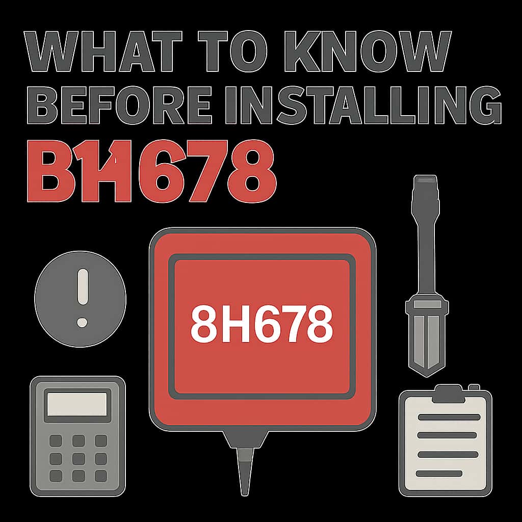 Diagram explaining BH678 installation process
