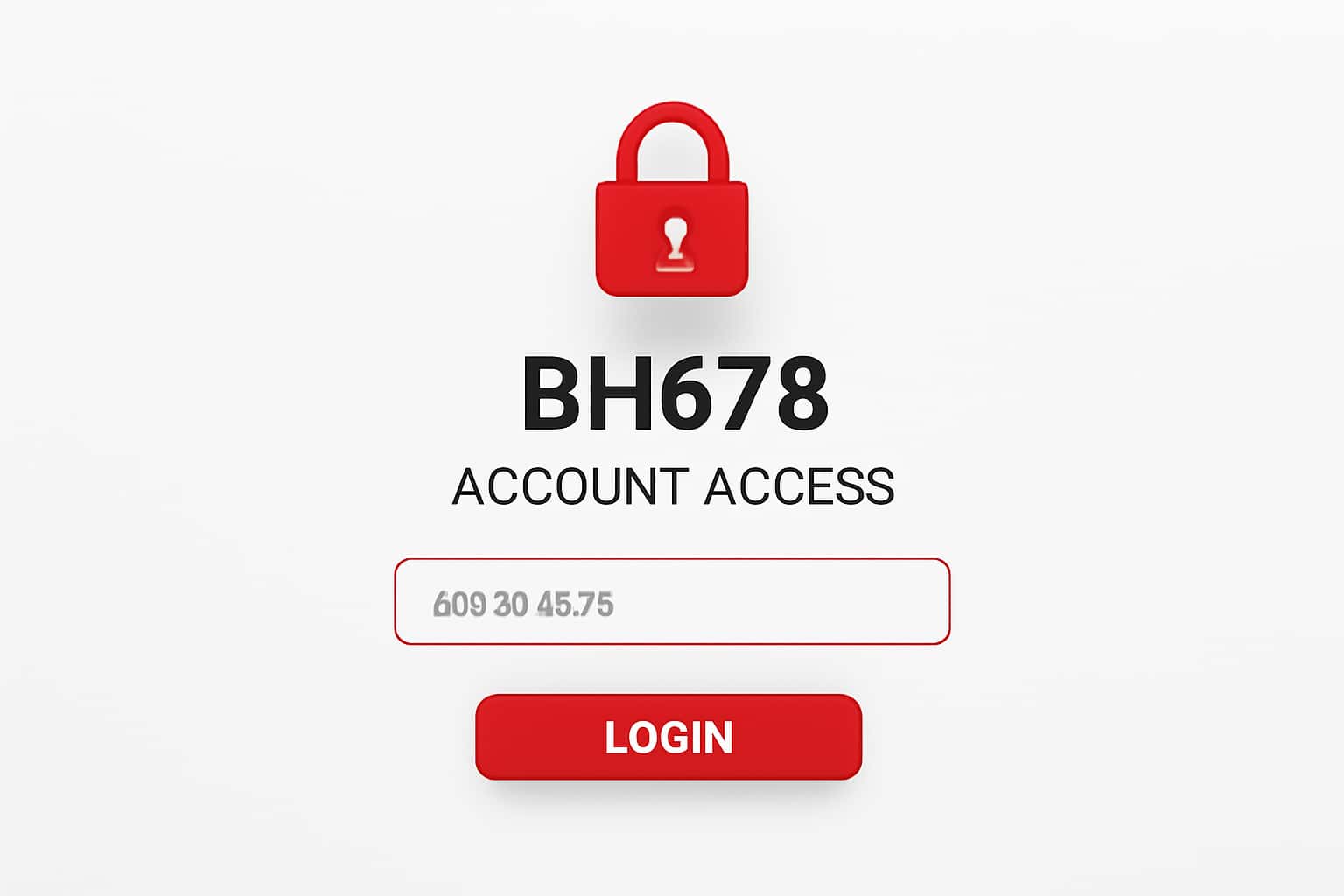 BH678 Account Access Interface